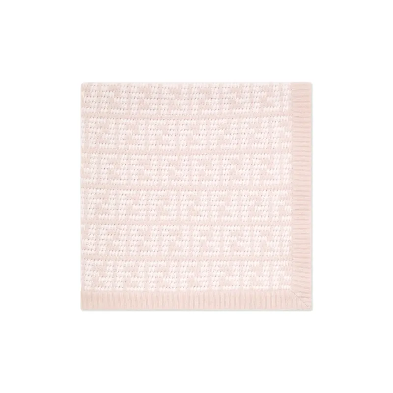 FENDI Cashmere Knit Scarves Kids' Pink-0