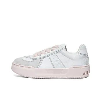 Kappa Slip Resistant, Abrasion Resistant, Impact Resistant, Quick Dry Low Top Skateboard Shoes Women's Classic White