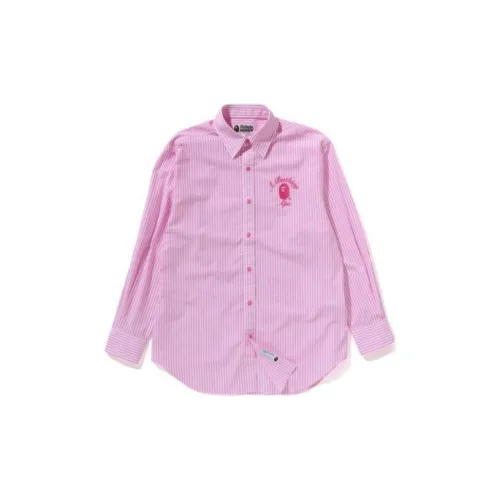 A BATHING APE Shirts Women's Pink