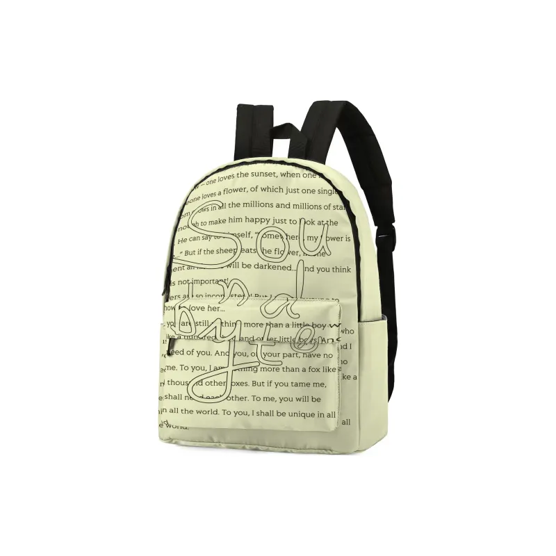 Soundbyte Polyester Backpack Laptop Bag Regular Unisex Light Cyan-1
