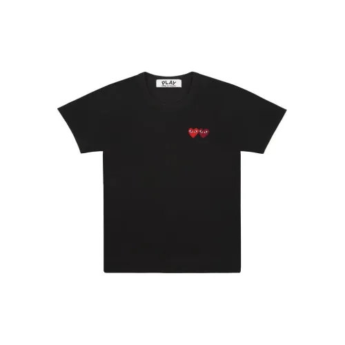 CDG Play T-Shirts Unisex Black