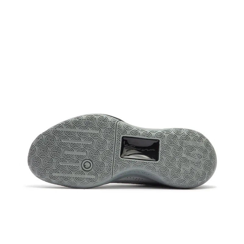 361° DVD Team Basketball Shoes Men Low Top Invisible Gray/Water Duck Cyan-4