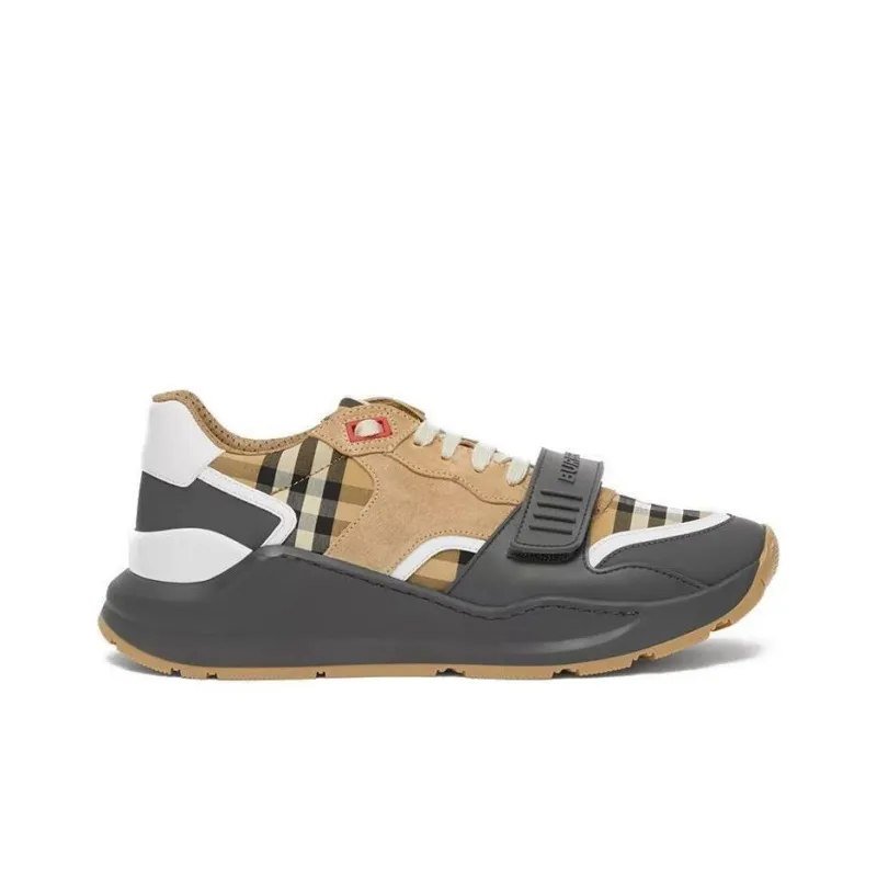 Burberry Low Top Sports Casual Shoes Women's Yellow-1