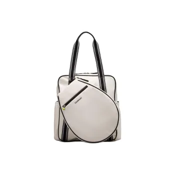 Lululemon Canvas Bag Tennis Bag Handbag Unisex Black White
