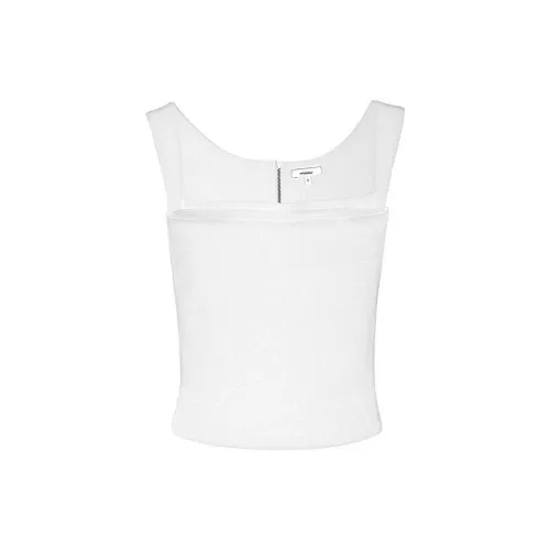 Miaou Tank Tops Women's White