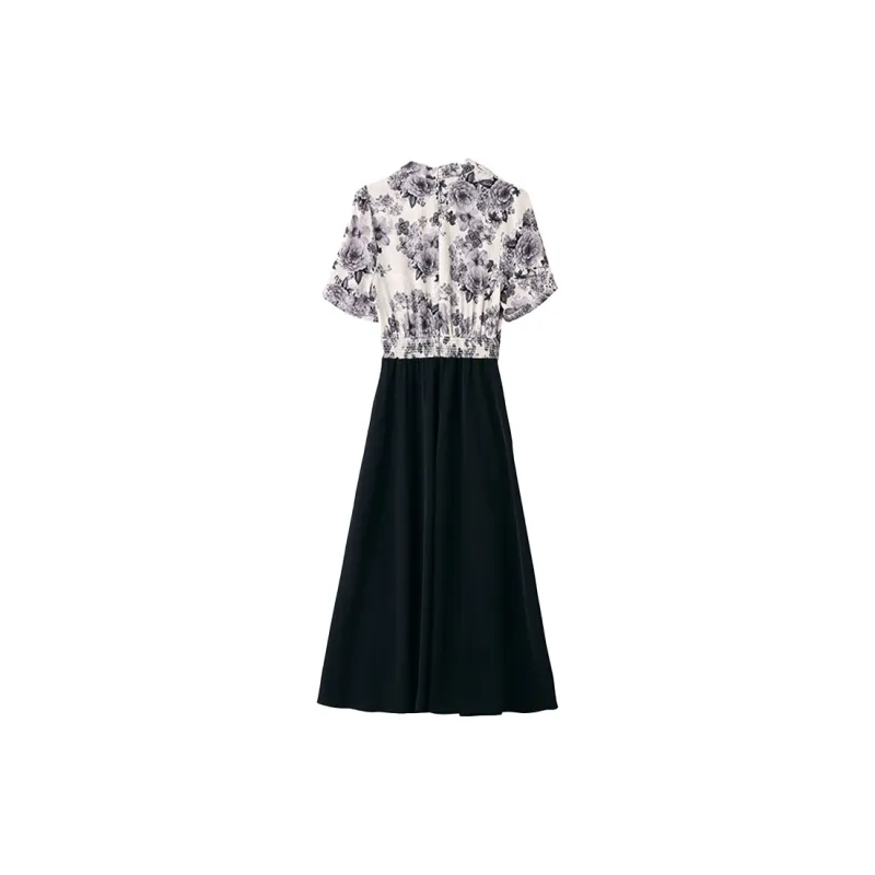Mapping Short Sleeved Dresses Women's Image Color-1