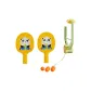Family Exclusive Edition-Yellow-Comes with 2 Rackets+5 Balls