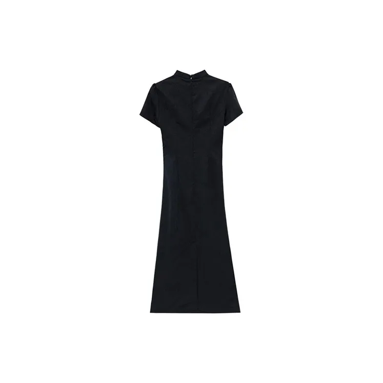 ETSE Short Sleeved Dresses Women's Black-1