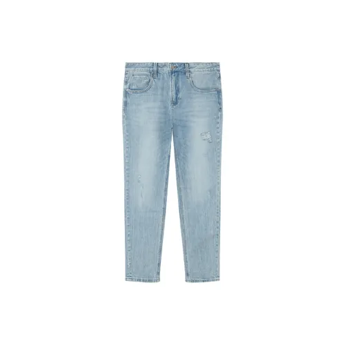 Cabbeen Jeans Men Sky Blue 37