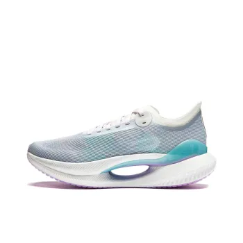 LiNing Jueying 2 Essential Cushioning Anti Slip And Wear Resistant Rebound Low Top Running Shoes Men's White Purple