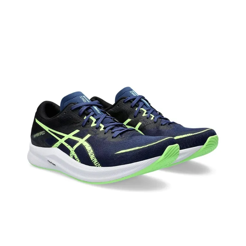 Asics Hyper Speed 3 Blue Expanse Illuminate Green-1