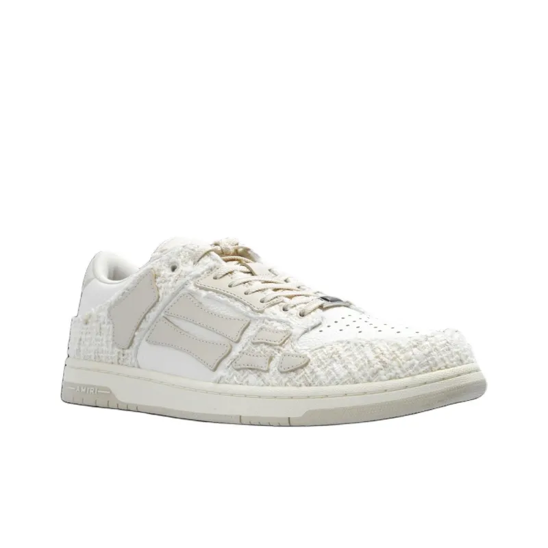AMIRI Skel Top Low Alabaster Boucle-2
