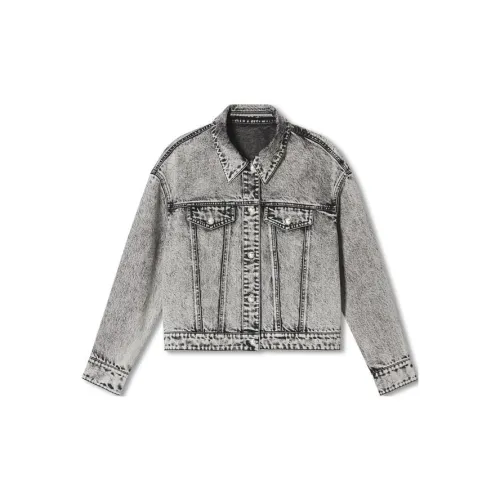 P.Salt Denim Jackets Women's Gray