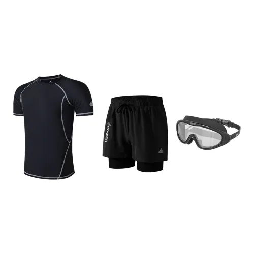 PEAK Swimming Sets Polyester Pool Men's Black