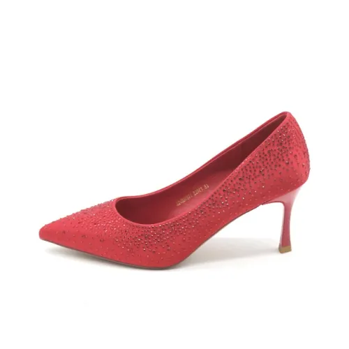 AILESHANG High Heels Women's Red