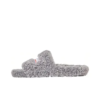 Balenciaga Women's Furry Slides 'Grey'