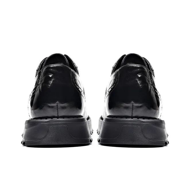 Lady's House Dress Shoes Men's Black-3