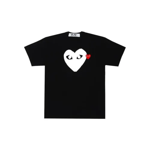 CDG Play T-Shirts Unisex Black