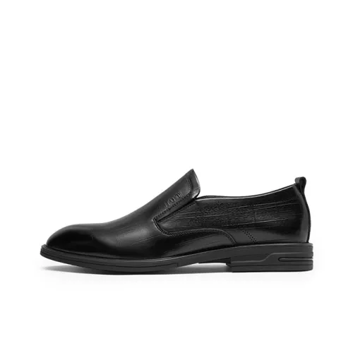 RED DRAGONFLY Dress Shoes Men Low-Top Black