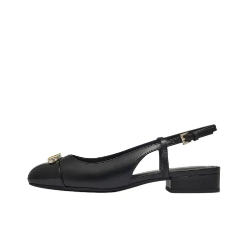 LOGO KORS Perla Casual Single Shoes Women's Black