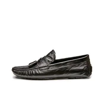 LEYGMENLG Men's Casual Shoes Men Low Top Black