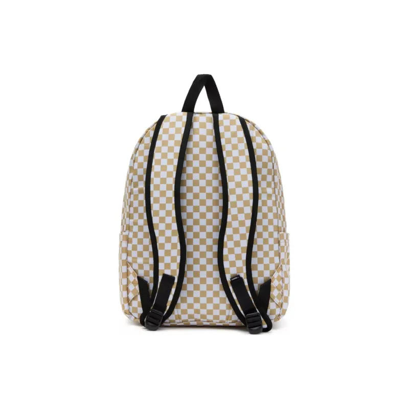 Vans Polyester Backpack Regular Unisex Orange & White-1