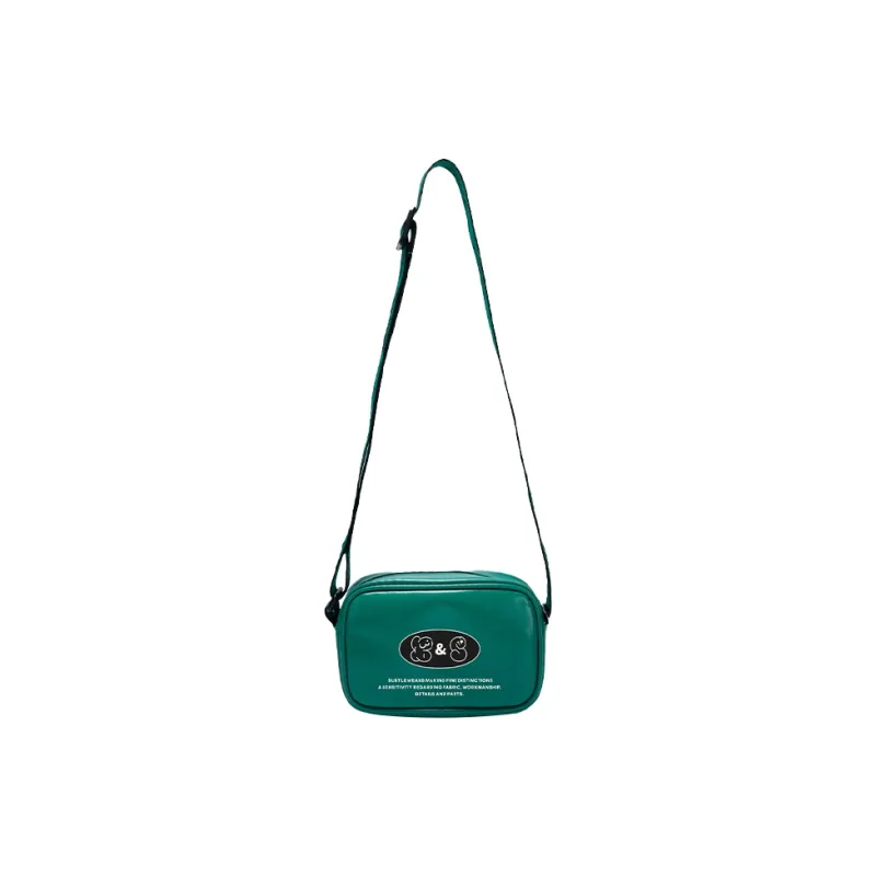 Subtle Polyvinyl Chloride Crossbody Bag Trumpets Unisex Jasper/Black-4