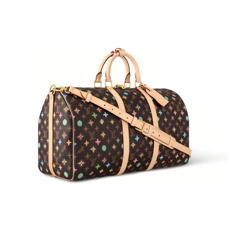 LOUIS VUITTON By Tyler The Creator Keepall Bandouliere 50 Chocolate Craggy Monogram-1