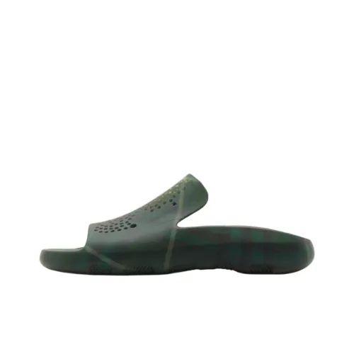 Burberry Slide Slippers Men's Green