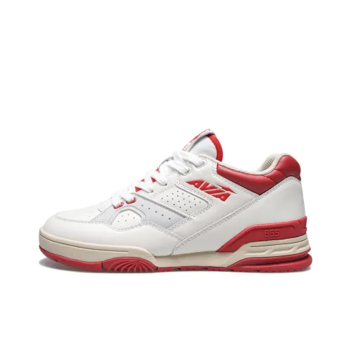 AVIA 855L Series Vintage Basketball Shoes Women's Low-Top White/Red