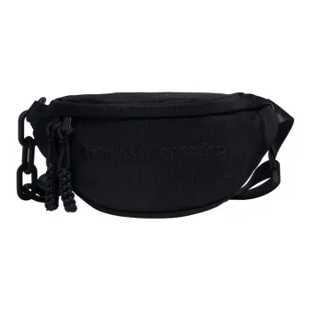 DOSRFINI Nylon Fabric Sling Bag Regular Unisex Black