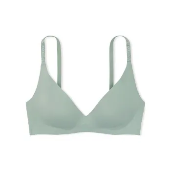 Victoria's Secret PINK THE T-SHIRT T-Shirt Push-Up Comfort Bra/Seasalt Green Bra Women's Green