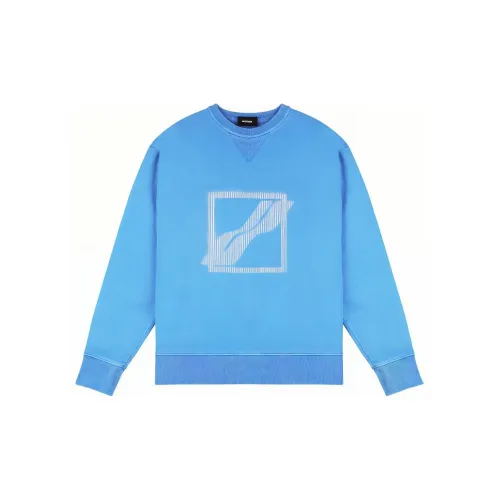 WE11DONE Sweatshirts Unisex Blue