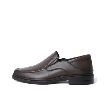 Senda Dress Shoes Men Low Top Black/Coffee