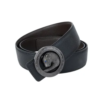 NINE NAIL Leather Belts Men