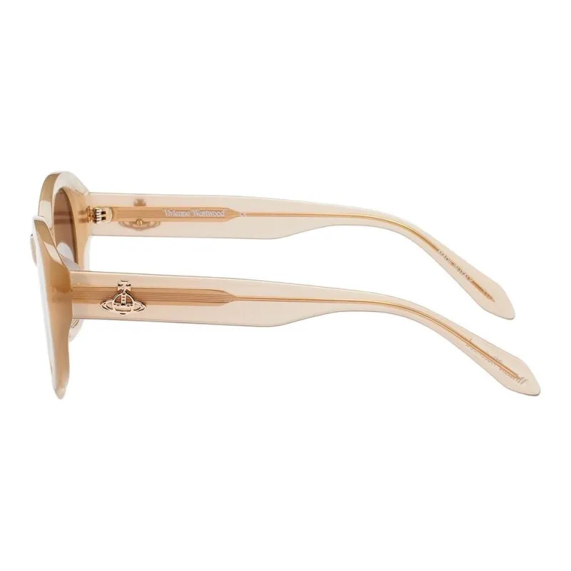Vivienne Westwood Acetate Butterfly Sunglasses Unisex Brown-2