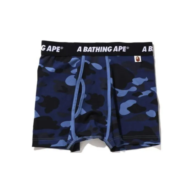 Bape Color Camo Trunks Navy-1