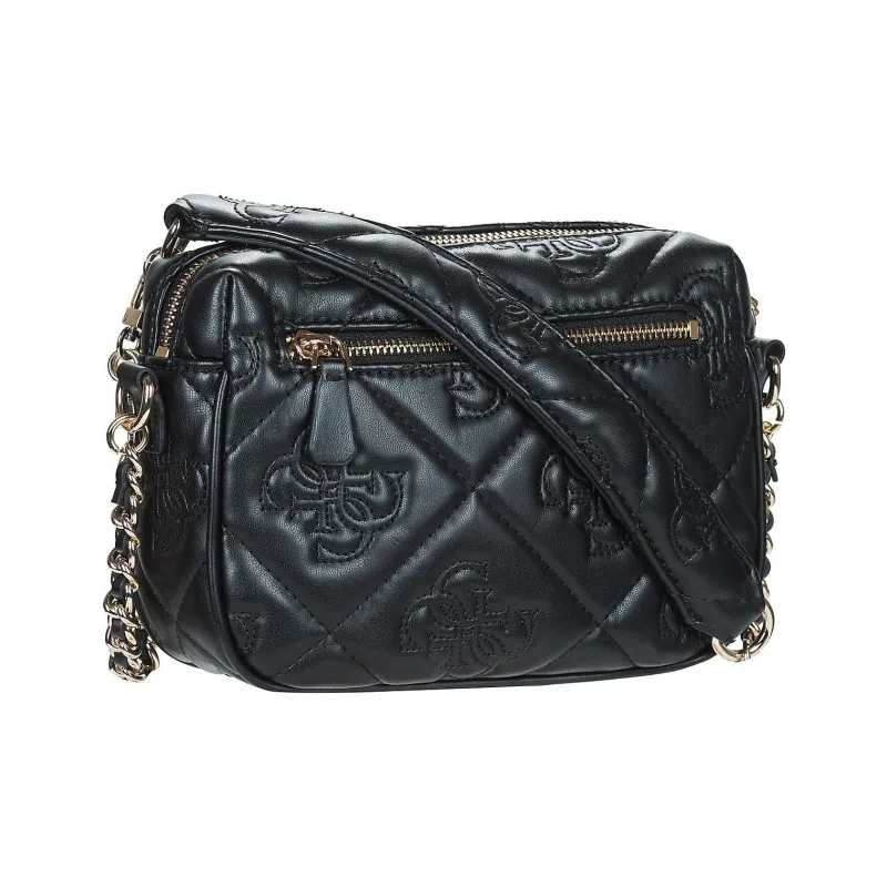 GUESS Synthetic Leather Shoulder Bag Crossbody Bag Women's Black-2