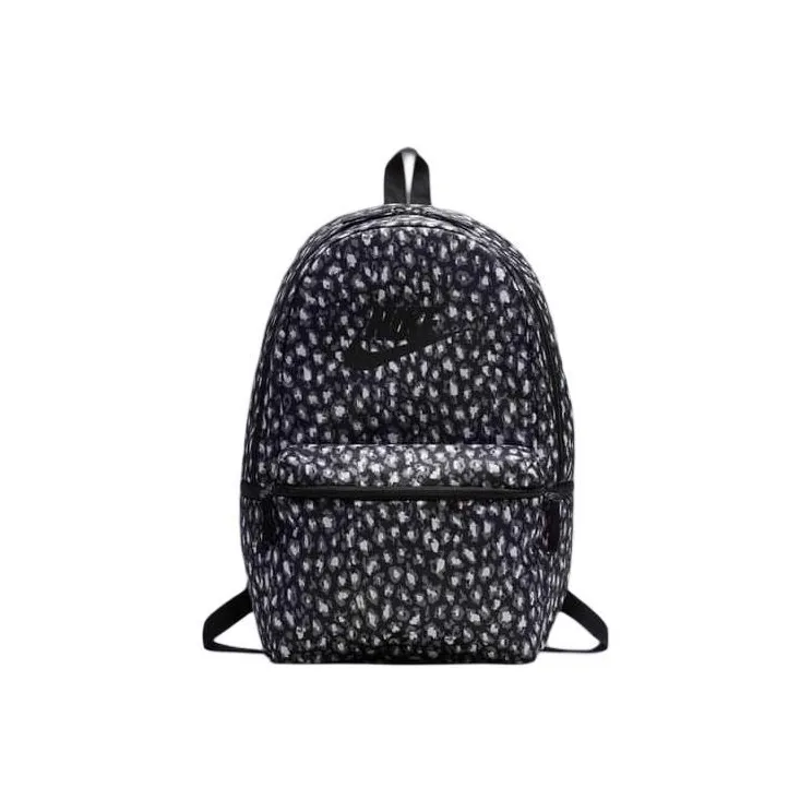 Nike Polyester Backpack Regular Unisex Black & Silver-2
