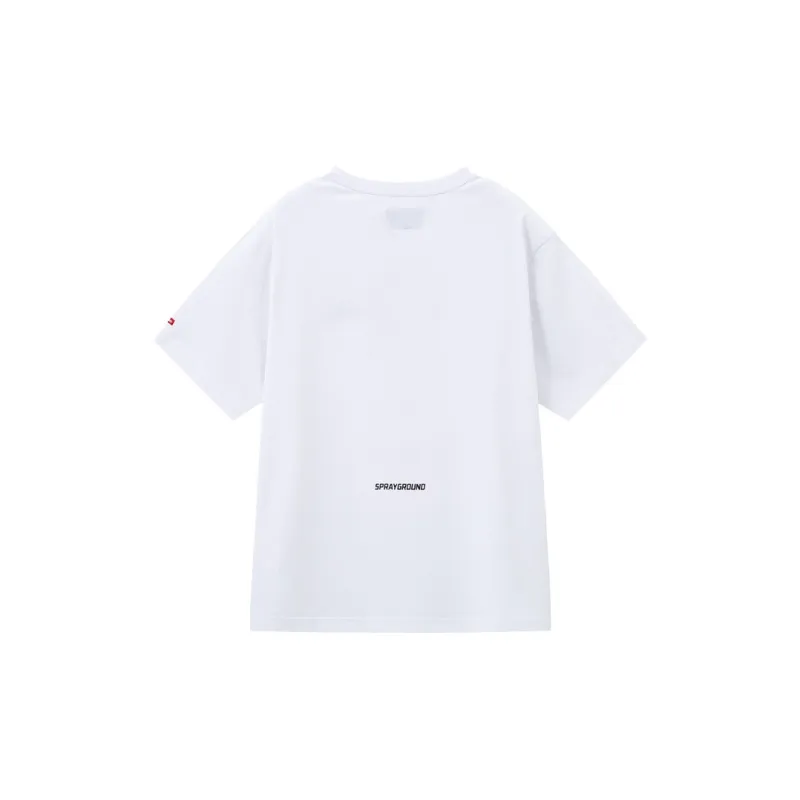 SPRAYGROUND Crew Neck Short Sleeved T Shirts Unisex-1