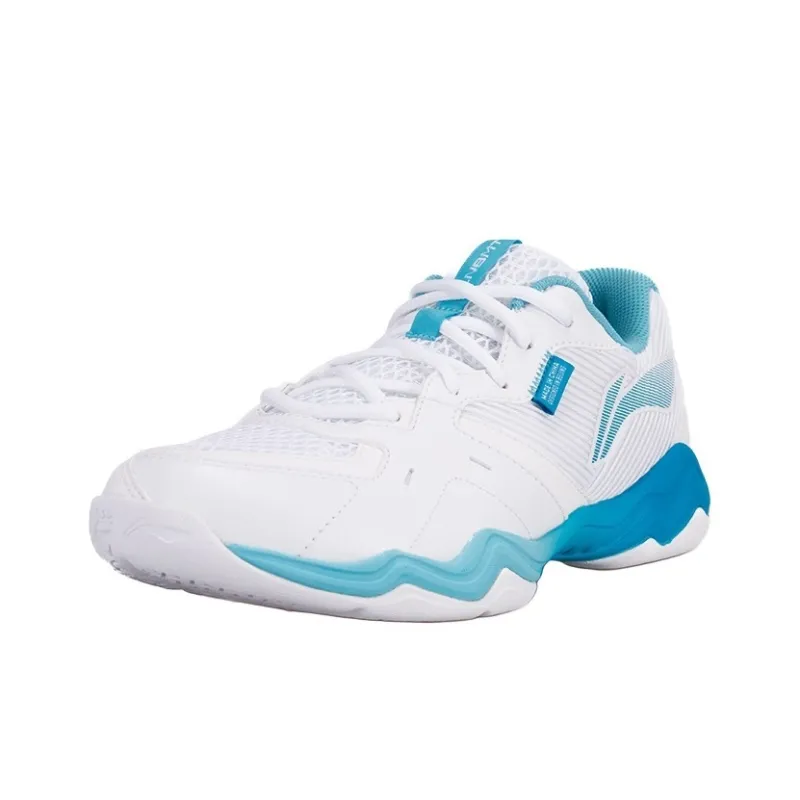 LiNing Sound Wave 2 Anti Slip And Wear Resistant Breathable Low Top Badminton Shoes Unisex Danube Blue-4
