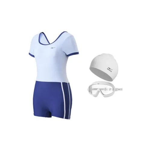 Erke Swimming Sets Polyamide Elastane Scuba Diving Surfing Women's Light Blue