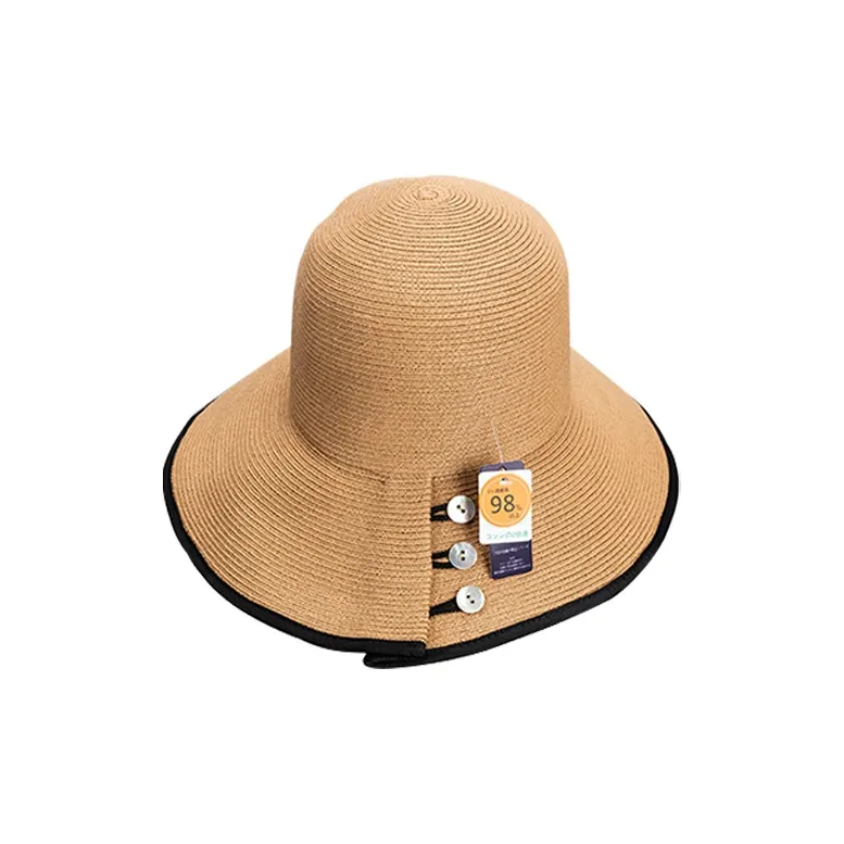Lagur Seaside Large Head Circumference, Exquisite And Breathable Bucket Hats Women's-0
