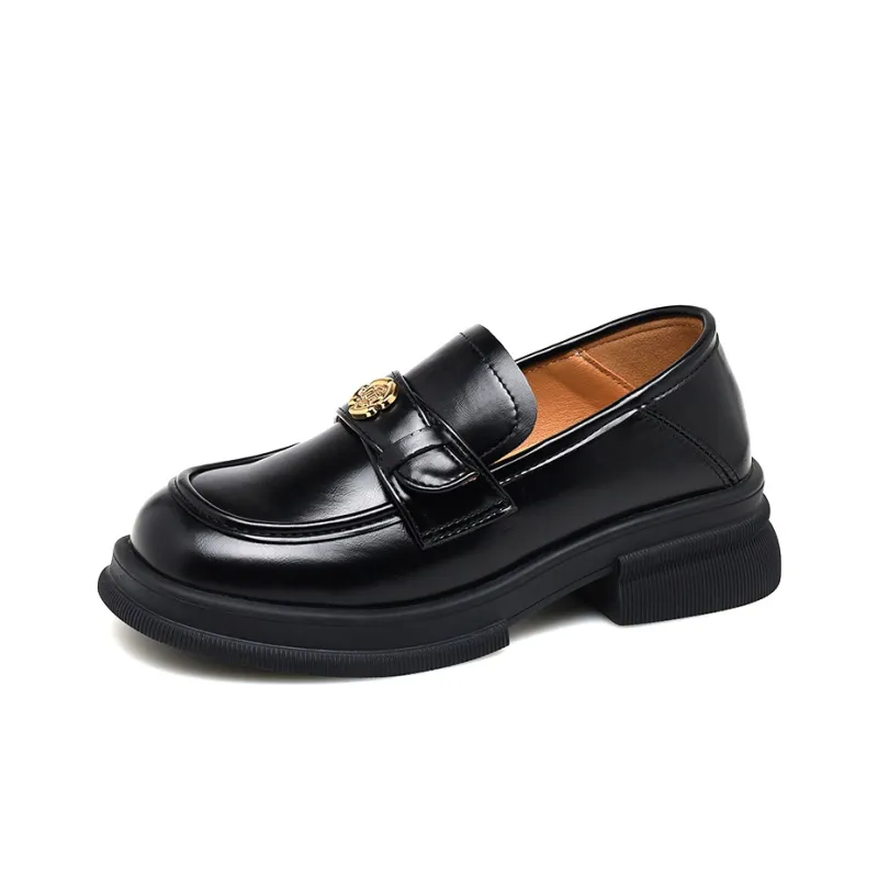 Honey GIRL Loafers Women's Black/Brown-1
