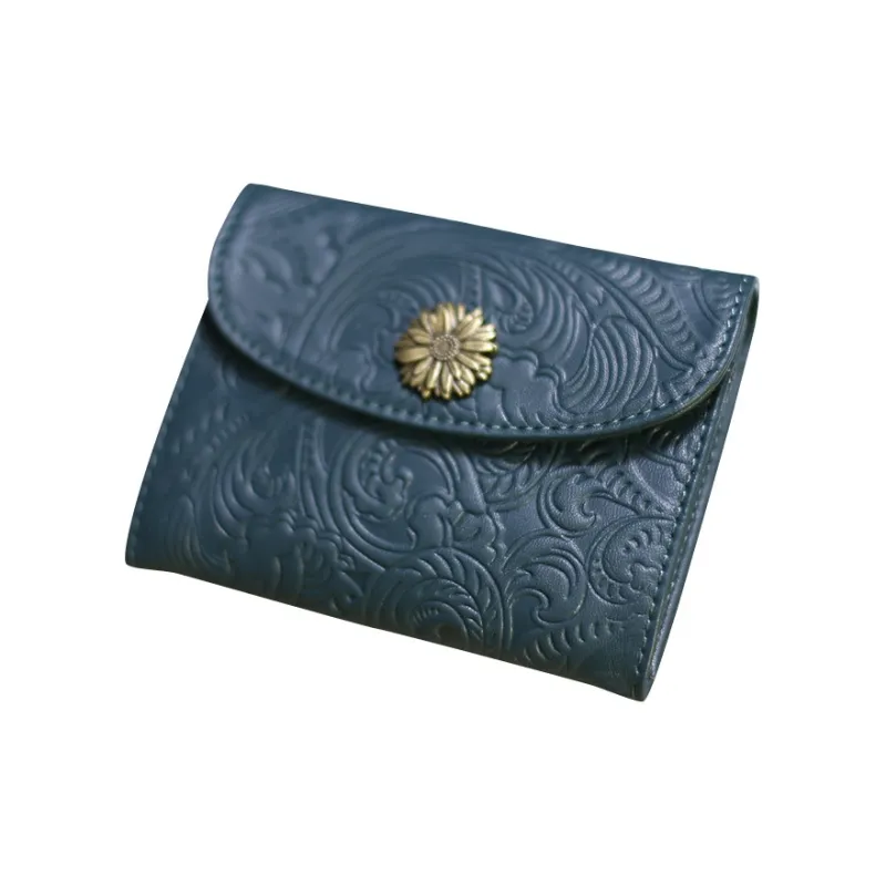 DOSRFINI Cow Leather Genuine Leather Wallet Unisex-4