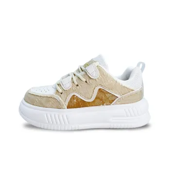 ITGI Cushioning Lightweight Height Increasing Low-Top Casual Shoes Unisex Beige