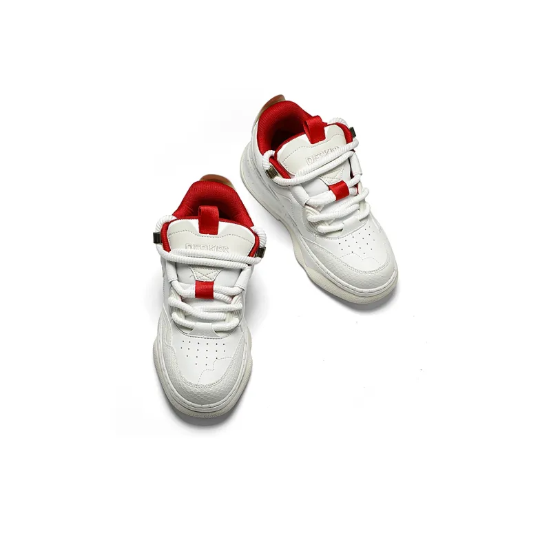DESKISS Daisy 'Lucky Storm' 1.0 Anti Slip Wear Resistant Low Top Skateboard Shoes Men's Ash Gravel Brown-3