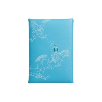 HERMES Calvi Swift Calfskin Wallet Women's 7N Celeste Sky Blue