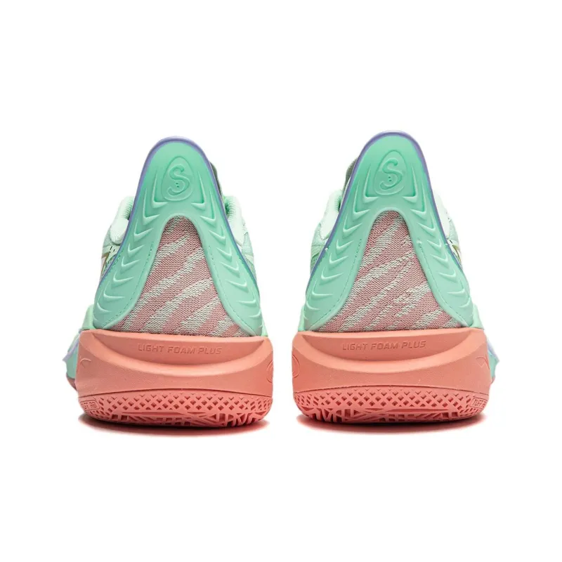 LiNing SONIC 12 Cushioning Anti Slip Wear Resistant Breathability Low Top Basketball Shoes Men's Green-5