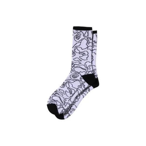 A BATHING APE Unisex Mid-Calf Socks